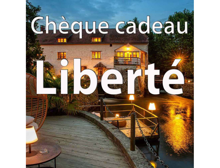 Le chèque cadeau liberté de Charme au fil de l'eau
