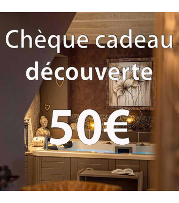Le chèque cadeau découverte 50 euros de Charme au fil de l'eau