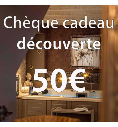 Le chèque cadeau découverte 50 euros de Charme au fil de l'eau