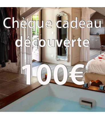Le chèque cadeau découverte 100 euros de Charme au fil de l'eau