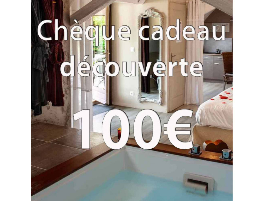 Le chèque cadeau découverte 100 euros de Charme au fil de l'eau