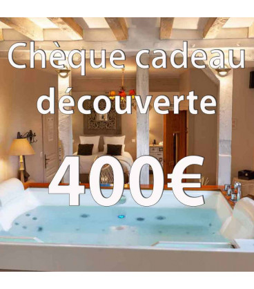 Le chèque cadeau découverte 400 euros de Charme au fil de l'eau