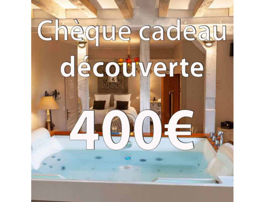 Le chèque cadeau découverte 400 euros de Charme au fil de l'eau