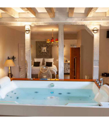 Coffret Bien Etre 1 nuit week-end dans la Suite "Charme". Hôtel Spa à 1h10 de Paris
