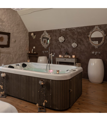 Coffret détente 1 nuit semaine dans la Suite "l'élégant". Hôtel Spa à 1h de Reims