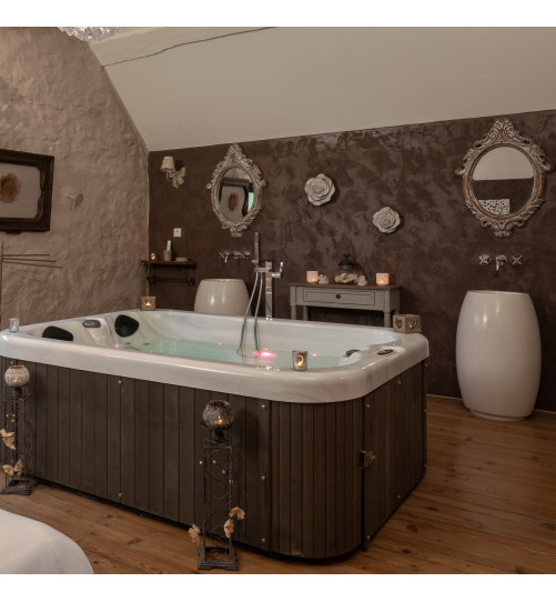 Coffret détente 1 nuit semaine dans la Suite "l'élégant". Hôtel Spa à 1h de Reims