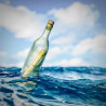 Bouteille à la mer chez Charme au fil de l'eau