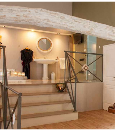 Coffret cadeau pour une nuit le week-end dans un hôtel Spa avec Suites de charme